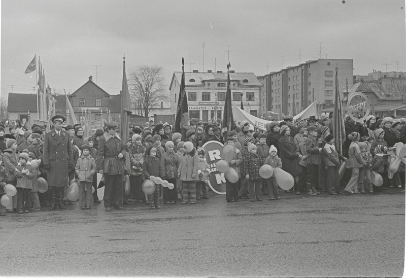 SSOR 60. aastapäeva tähistamise demonstratsioon Turu platsil