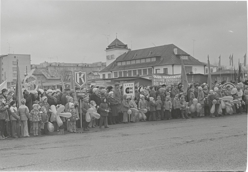 SSOR 60. aastapäeva tähistamise demonstratsioon Turu platsil