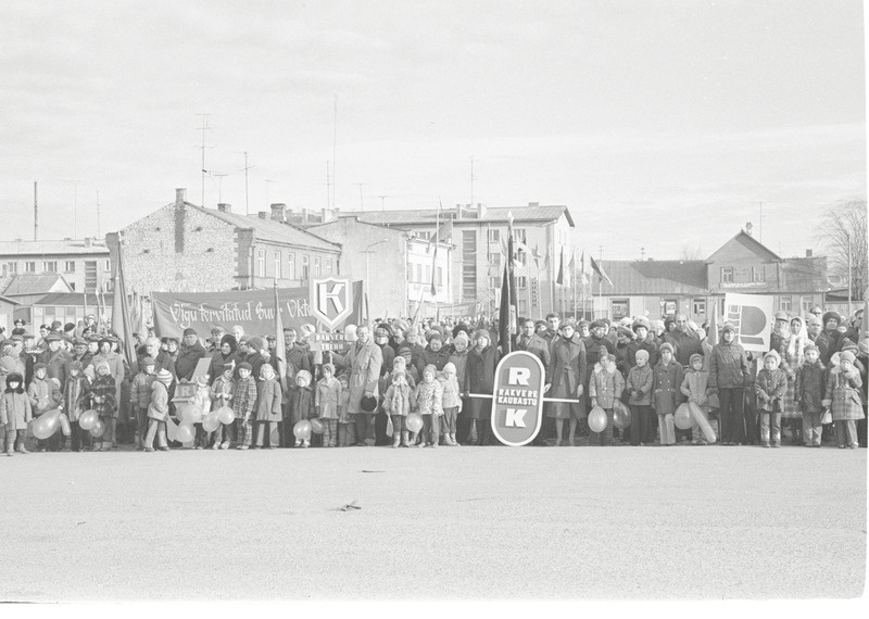 SSOR 60. aastapäeva tähistamise demonstratsioon Turu platsil