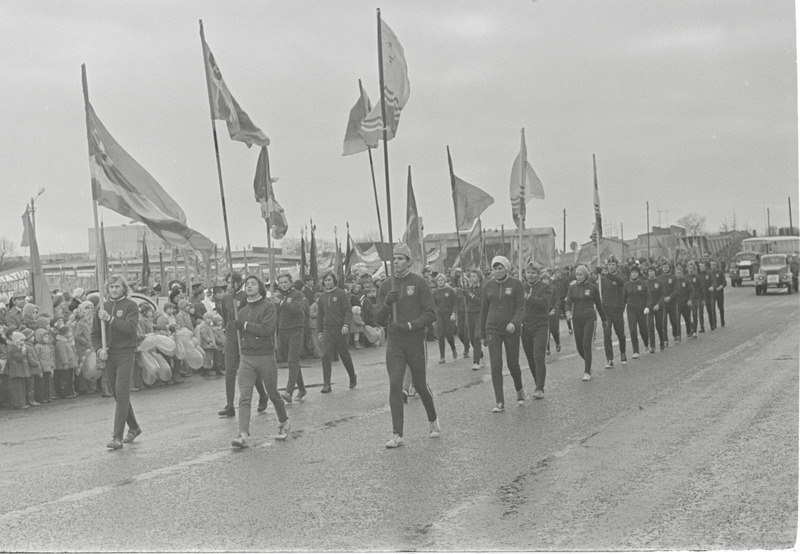 SSOR 60. aastapäeva tähistamise demonstratsioon Turu platsil