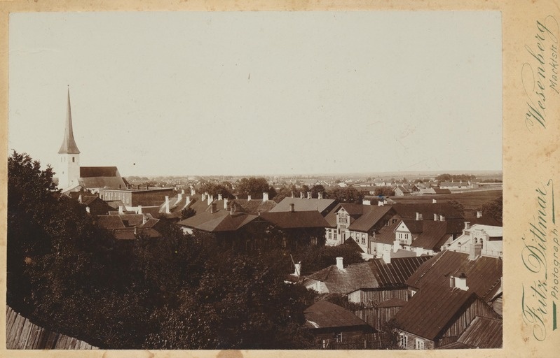 Vaade Rakvere linnale Vallimäelt