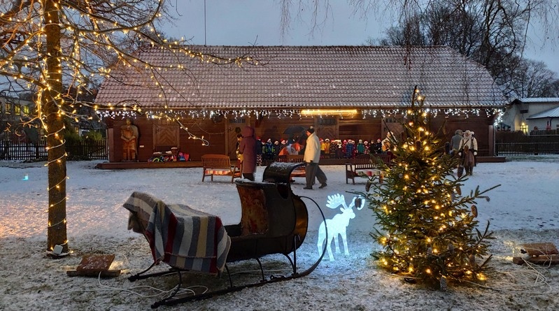 Foto. Võru lasteaia PÄKAPIKK jõulupidu. Võru, 16.12.2020.