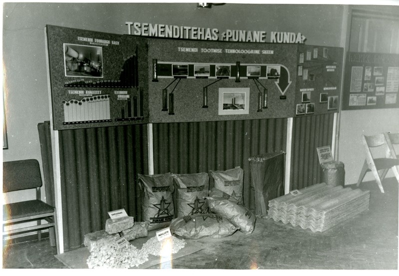 Tsemenditehase Punane Kunda toodangunäidised