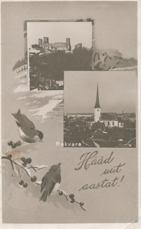 Uue aasta postkaart Rakvere vaadetega