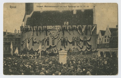 Rootsi madruste kontsert Tallinnas Raekoja platsil  duplicate photo