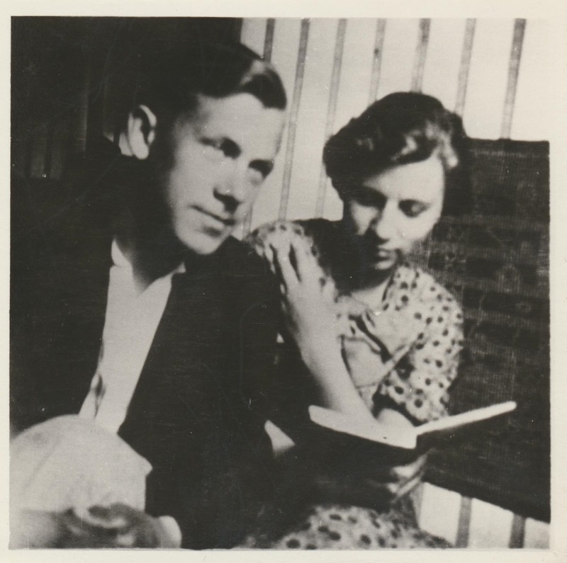 Kirjanik Osvald Tooming ja Kersti Merilaas