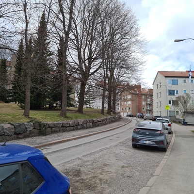 Näkymä Helminkadulta rephoto