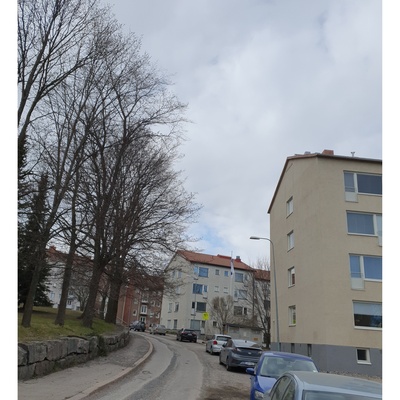 Näkymä Helminkadulta rephoto