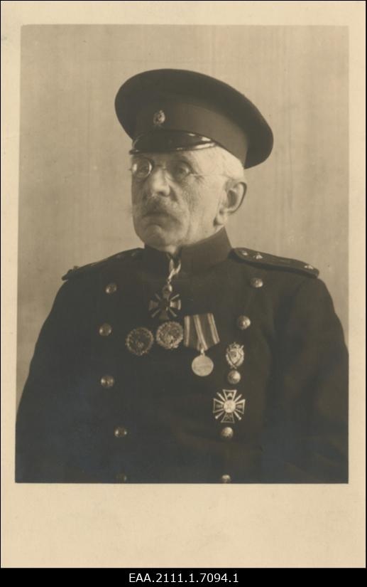 Frantz Hindrichon, Tartu  Vabatahtliku Tuletõrje majavalitseja, portreefoto