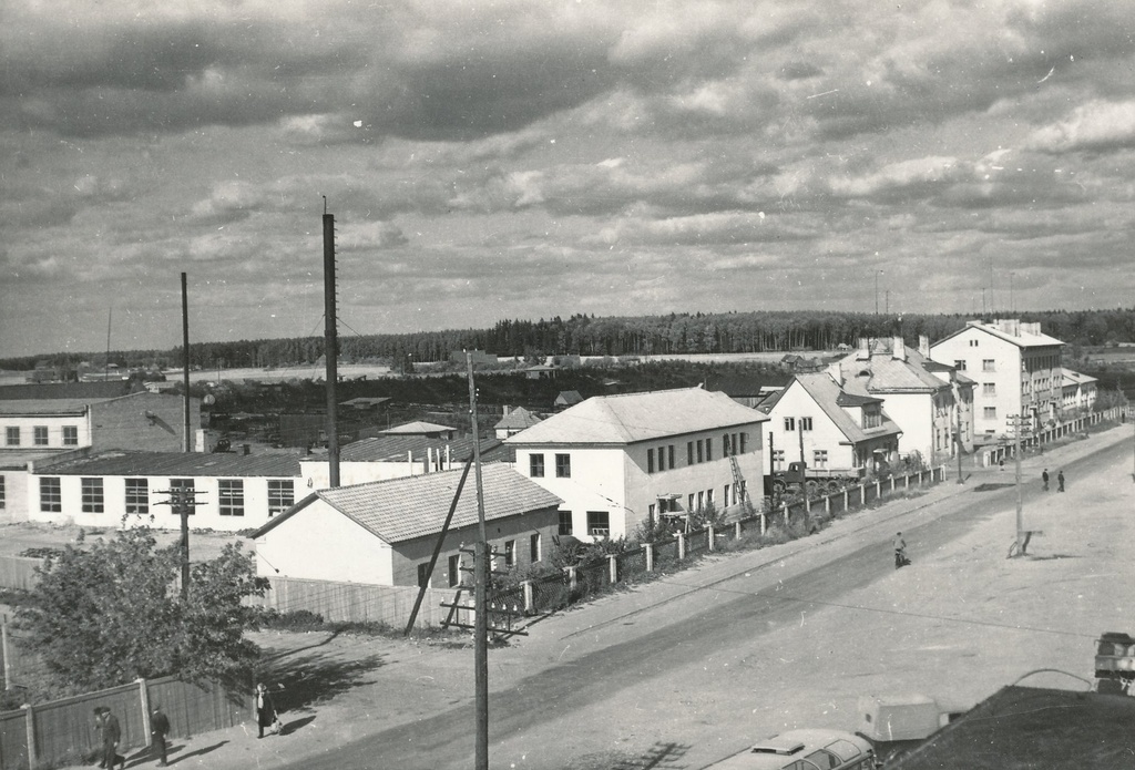 Foto. Võru Teedevalitsuse remonditöökojad 1967