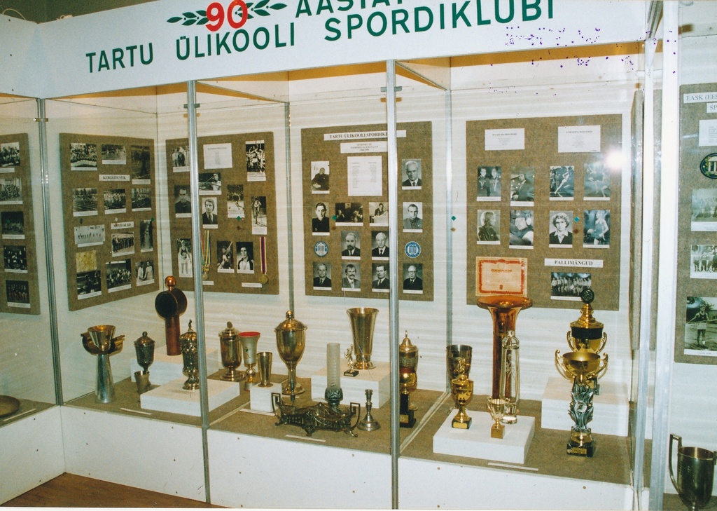 ESM näitus 90 aastat Tartu Ülikooli Spordiklubi