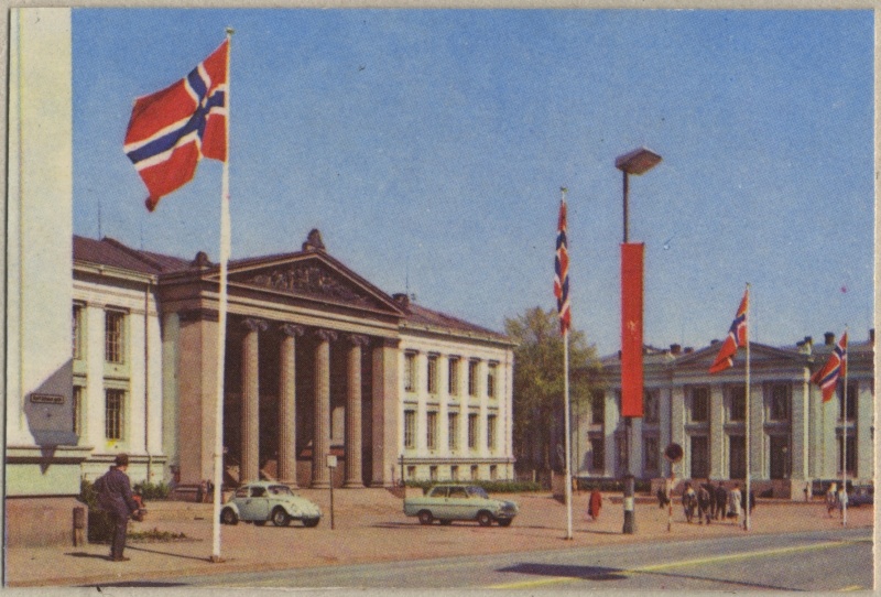 Postkaart: Oslo Ülikool