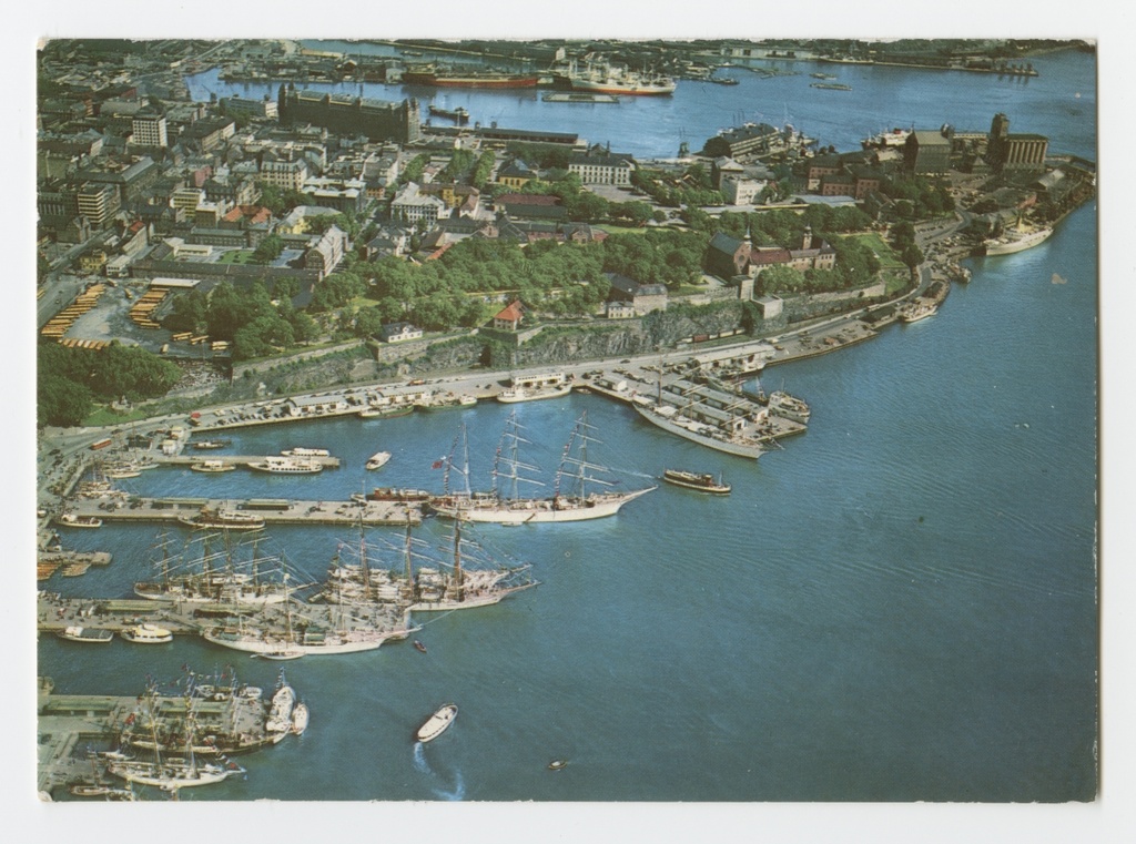 Postkaart: Oslo sadam