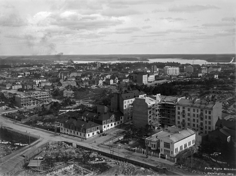 Panoraama Kallion kirkon tornista koilliseen