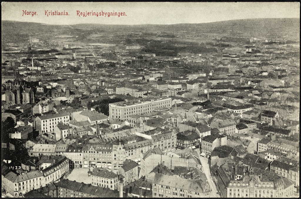 Norway. Kristiania. Regjeringsbygningen, 1906