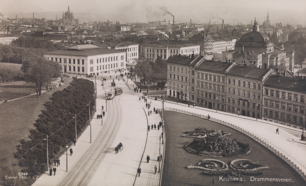 6747. Kristiania. Drammensveien.