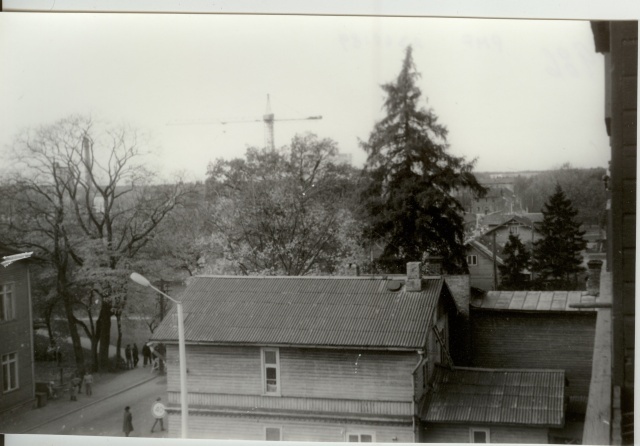 foto ja negatiiv Paide-Pärnu tänav 1986