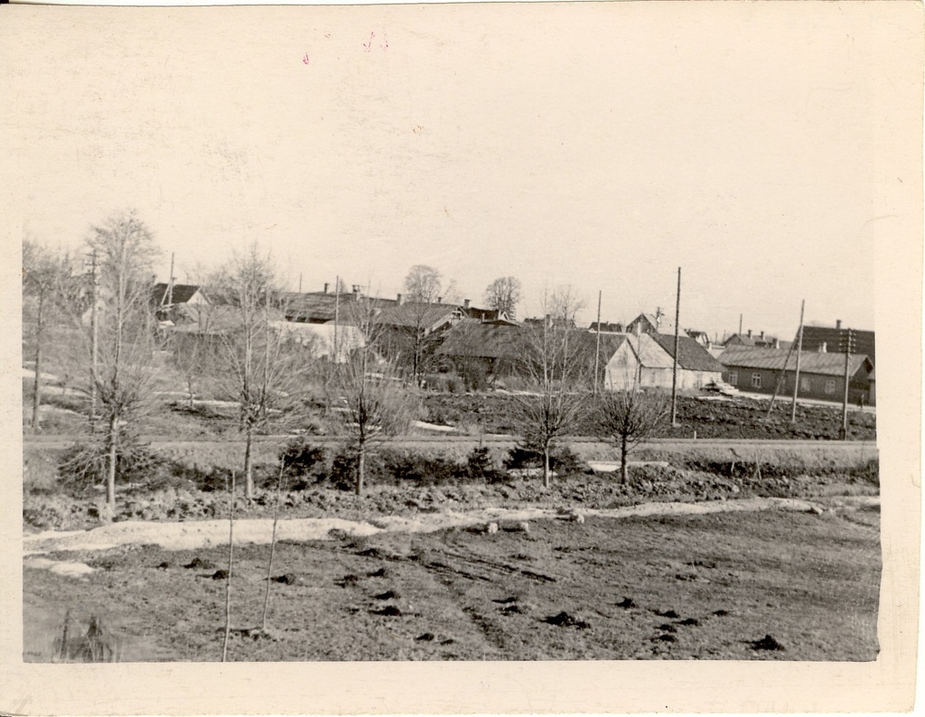 foto, Paide Lembitu park, raudtee 1959.a.