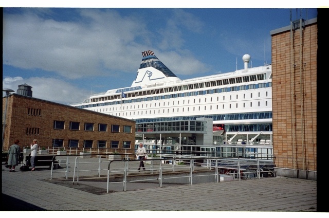 Reisilaev Silja Europa Helsingi Lõunasadama Olümpiaterminalis