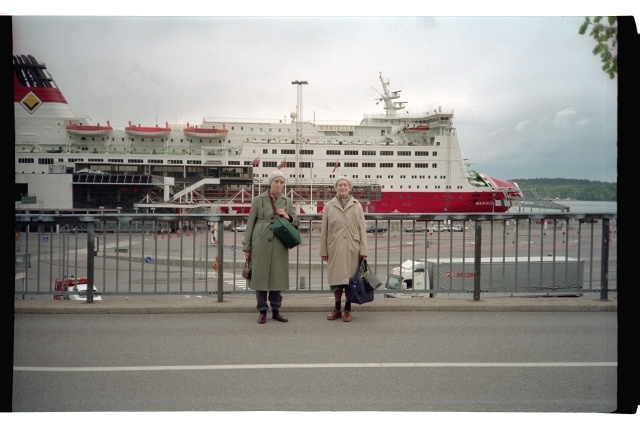 Helge ja Valve Teetlaus Tegelvikeni sadamas Stockholmis