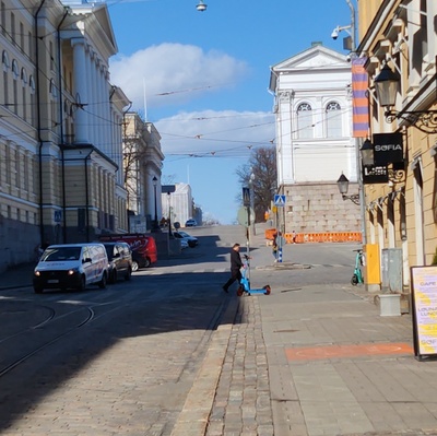 President Urho Kekkosen's funeral exhibition to watch the accumulated audience. rephoto