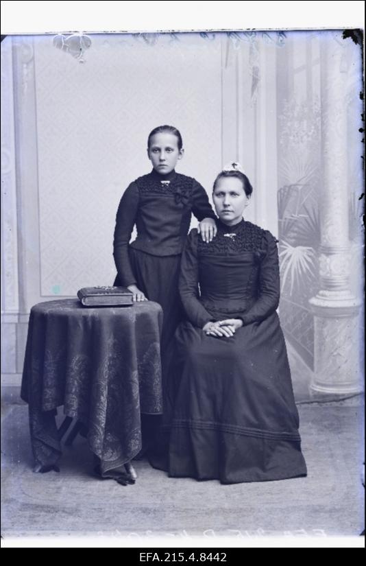 Marie Soop tütrega.