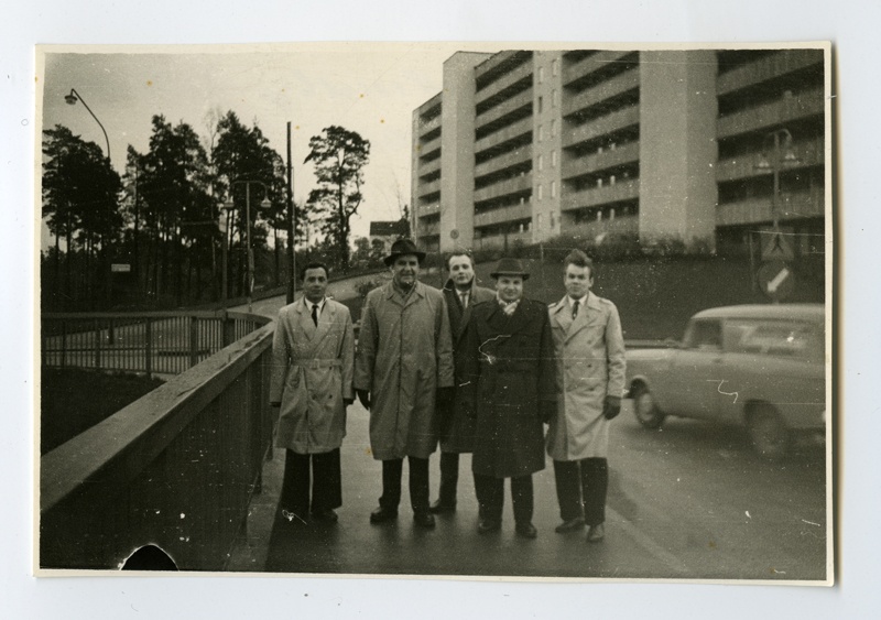 Artur Kruusmägi koos meeskonnakaaslastega Stockholmis