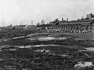 Sörnäisten rantatie 27 - 25, 23, 21, 19, 17, 15.  Sörnäisten rantatie 25-27:ssä Oy Silfverbergin & Wecksellin yhdistetyt Hattutehtaat  duplicate photo