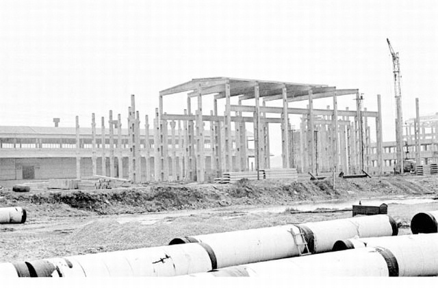 Kohtla-Järve põlevkivitöötlemise Kombinaadi mineraalväetisetehas.