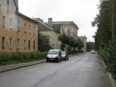 Kohtla-Järve, hooned Keskallee tänaval