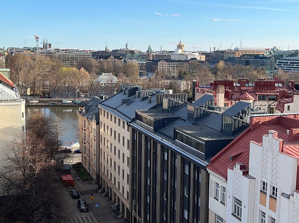 Näköala Työväentalon tornista lounaaseen rephoto