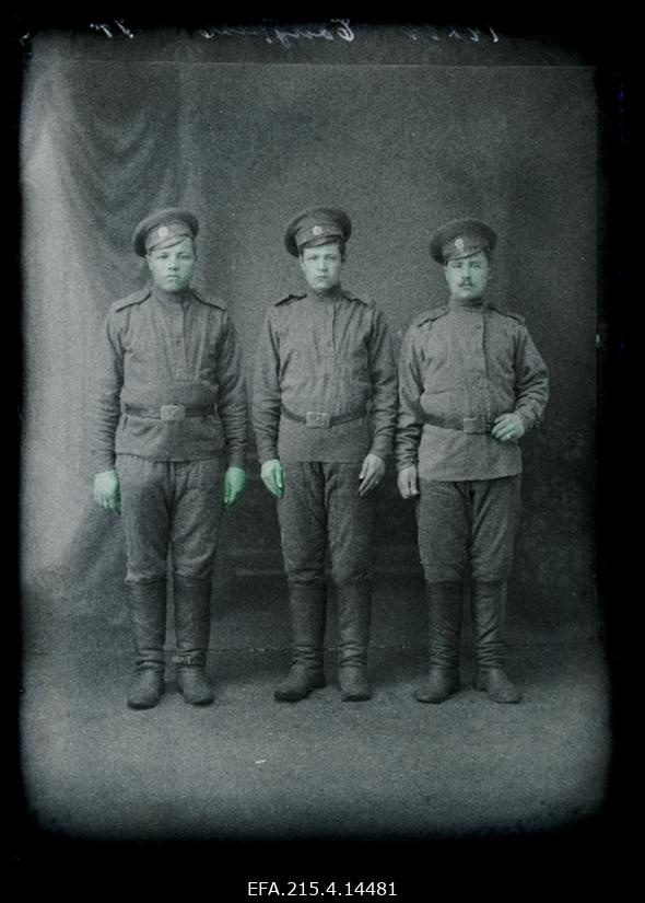 Grupp sõjaväelasi, (foto tellija Boldreff [Boldrev]).