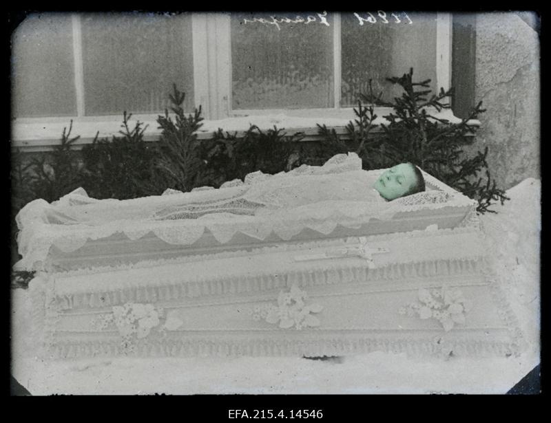 Surnu kirstus, (foto tellija Jaanson).