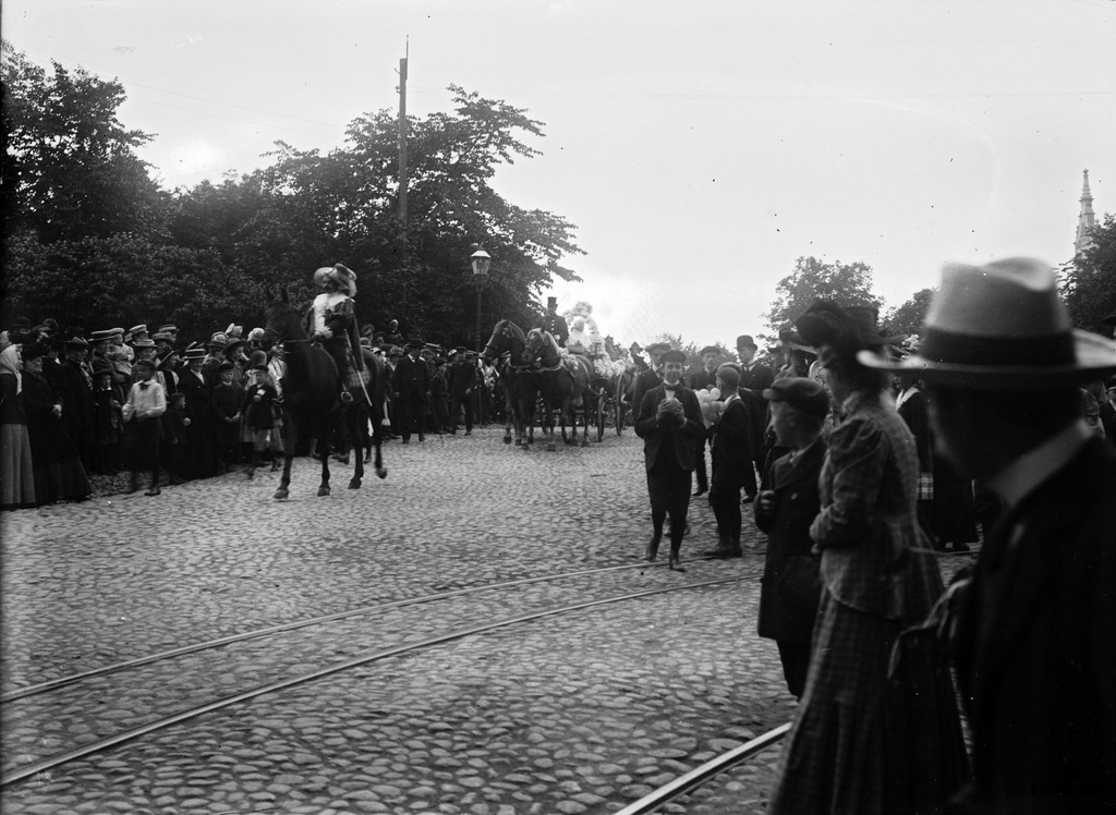 Ryttare i 1600-tals mundering. (1890-1910)