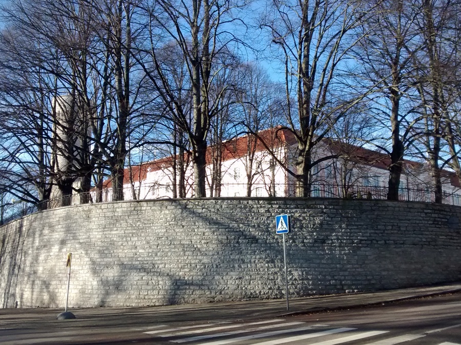 Tallinn, Toompea loss ja Pikk Hermann, vaade Kaarli tänavalt. rephoto