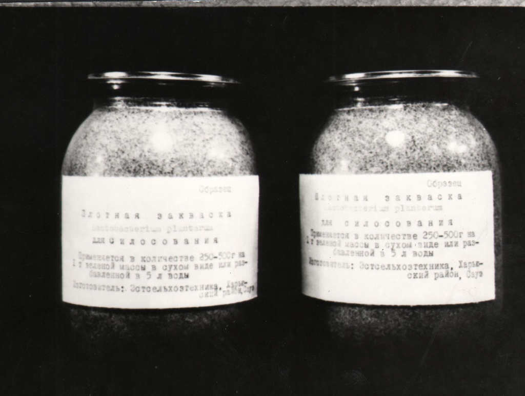 Silobakterite tööstuslikult toodetavad preparaadid näitusel