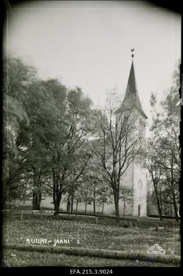 Vaade kirikule Suure-Jaanis.  duplicate photo