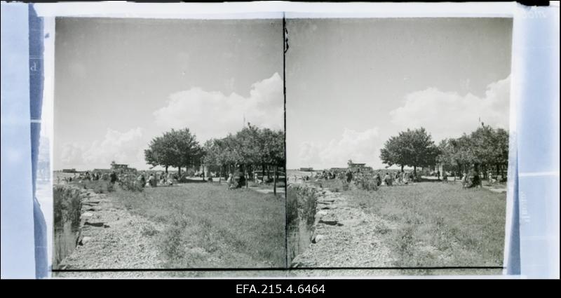 Vaade Kuressaare Rannapaviljonile.