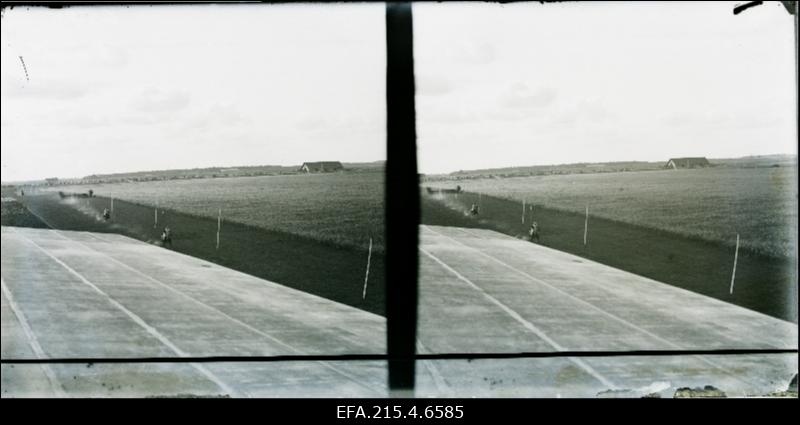 Vaade Viljandi hipodroomile.