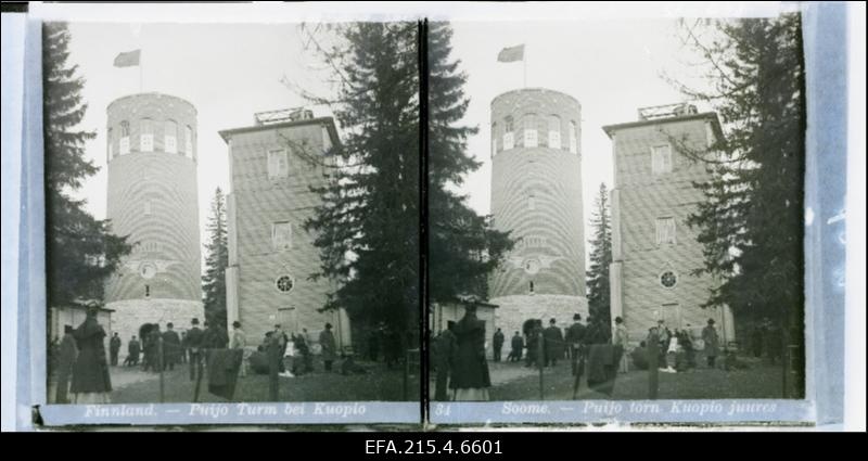 Vaade Puijo tornile Kuopios.