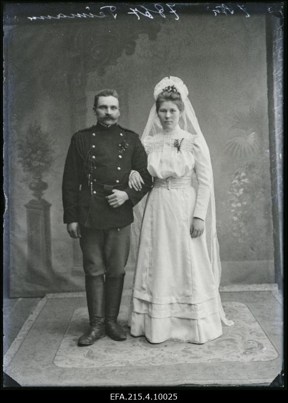 Noorpaar, Jaak Teimann ja Marie Teimann (neiuna Taar).