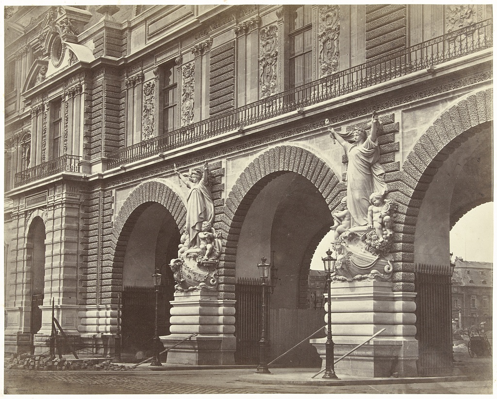 Exterieur van het Louvre