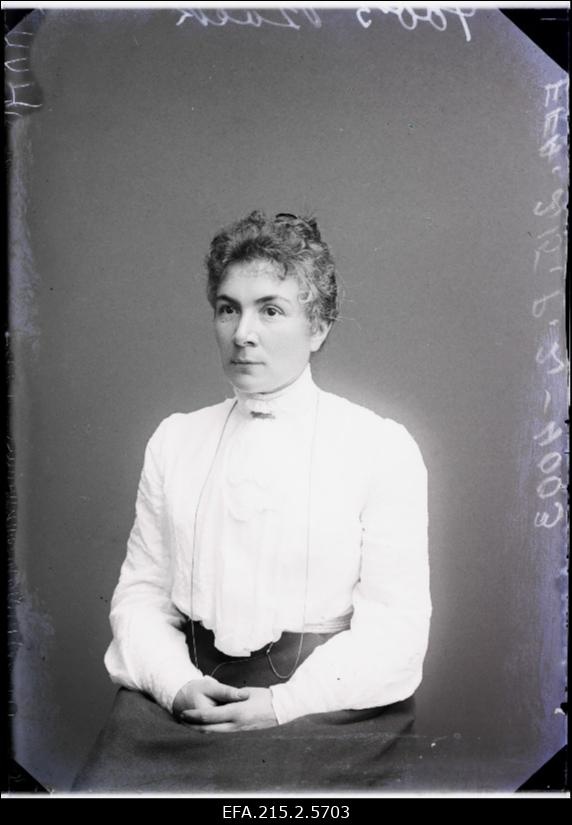 Fr. von Bock - Lahmuse mõisa omaniku abikaasa.