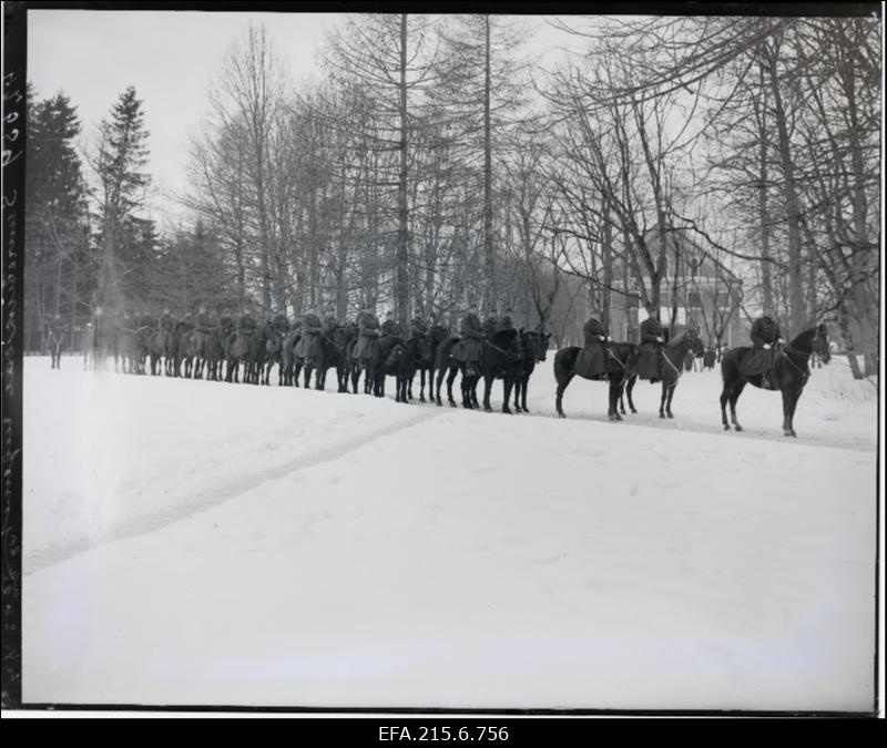 Eesti Kaitseväe suurtükiväerügemendi ohvitserid.
