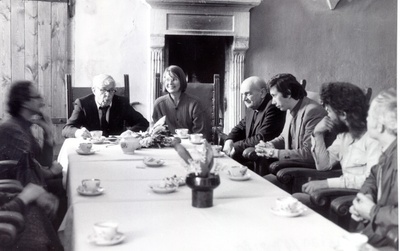 Eerik Haameri külaskäik Saaremaa Koduloomuuseumi 1986  duplicate photo