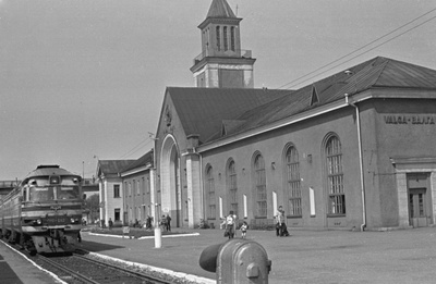 Valga. Raudteejaam.  similar photo