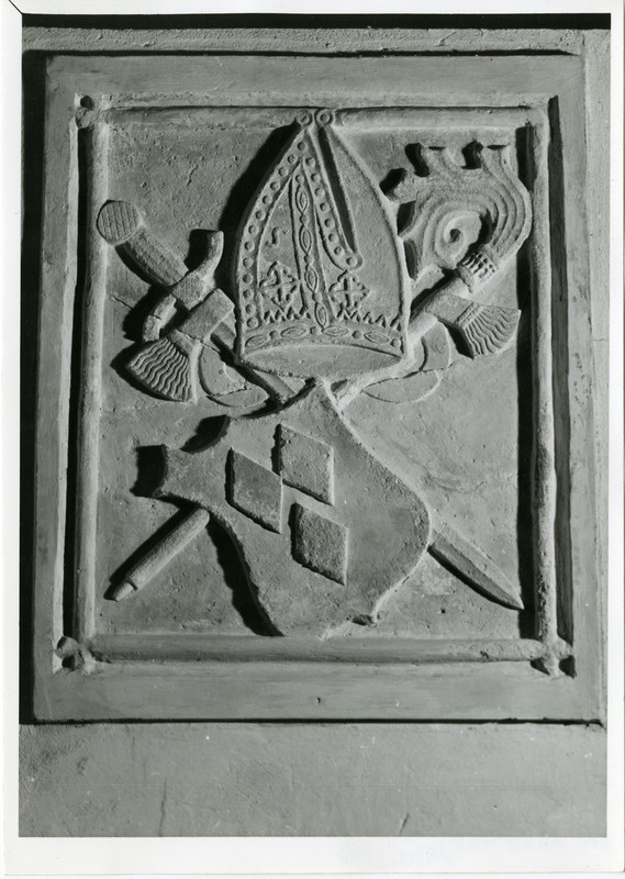 Kuressaare linnus: Johannes III Orgase vapitahvel kabeli loodeseinas