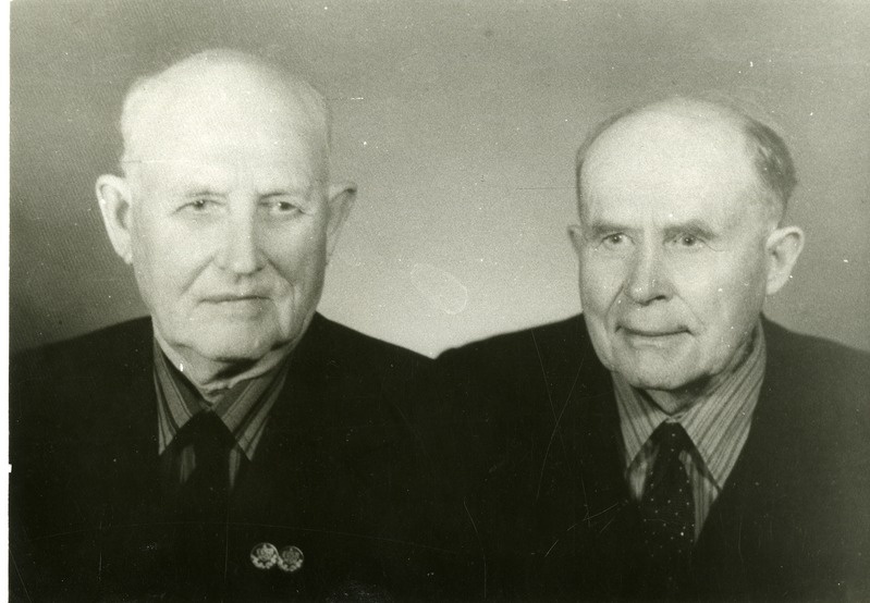 Venemaa kodusõja veteranid Aleksander Veller (paremal) ja Ludvig Kalman