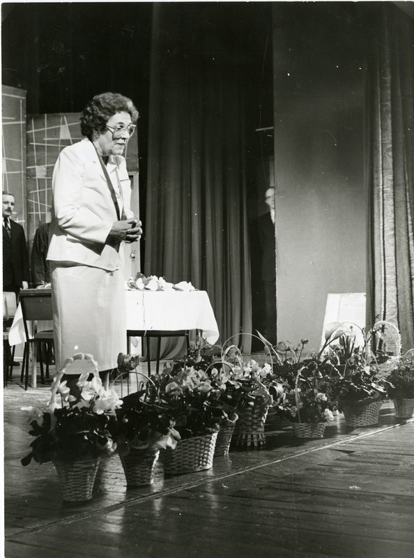 Margot Koeli 75. sünnipäeva tähistamine Kingissepa rajooni kultuurimajas