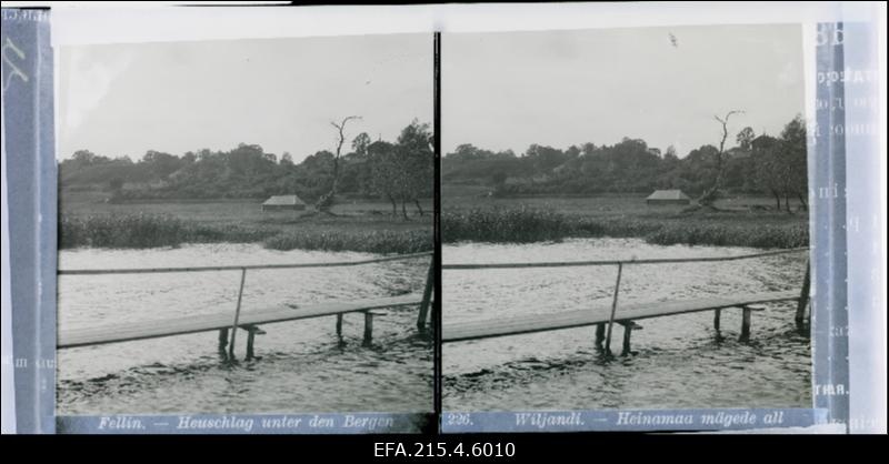 Vaade Viljandi ordulinnuse varemetele.